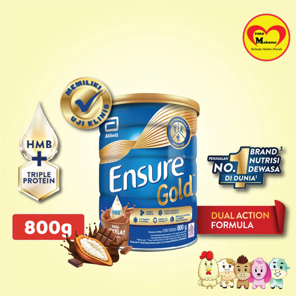 Ensure Gold Vanila / Coklat 800gr