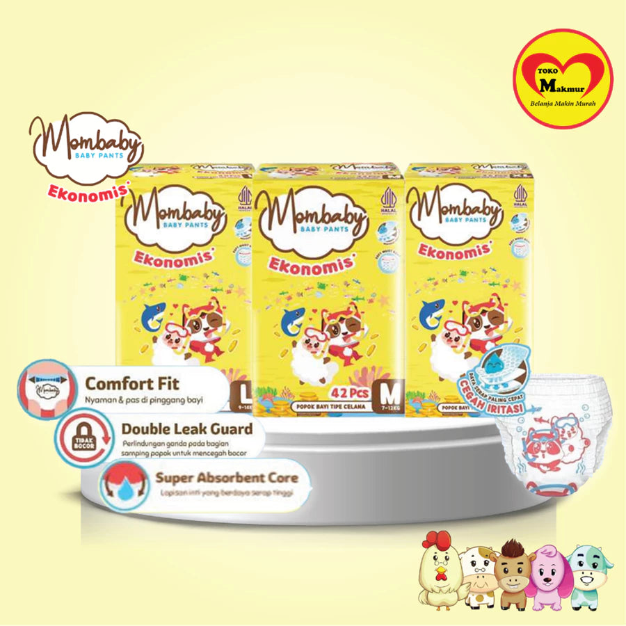 Mombaby Pants Ekonomis M42 / L40 / XL36