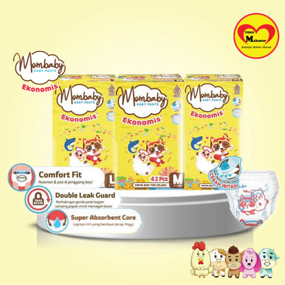 Mombaby Pants Ekonomis M42 / L40 / XL36