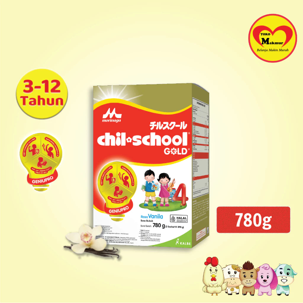 Chil School Vanila / Madu / Stoberi / Coklat 780gr