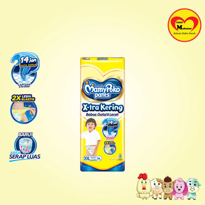 Mamy Poko Pants X-tra Kering S56 / M48 / L42 / Xl38 / Xxl34